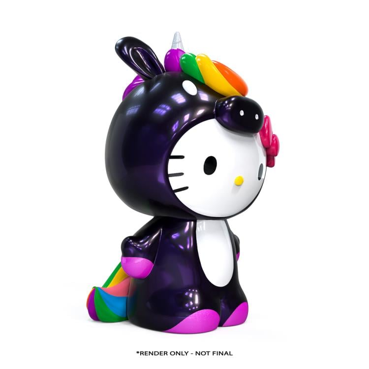 Hello Kitty Art Giant Midnight Rainbow Unicorn Fiberglass Figure Gallery Image 11