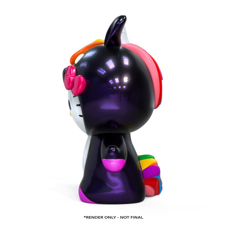 Hello Kitty Art Giant Midnight Rainbow Unicorn Fiberglass Figure Gallery Image 6