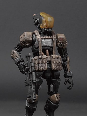 Acid Rain FAV-A140 Cinder Simupuppet P4 1/18 Scale Action Figure Gallery Image 2