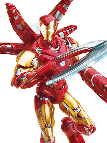 Marvel Infinity Saga Champion Class CC01 Iron Man MK85 Model Kit Gallery Image 2
