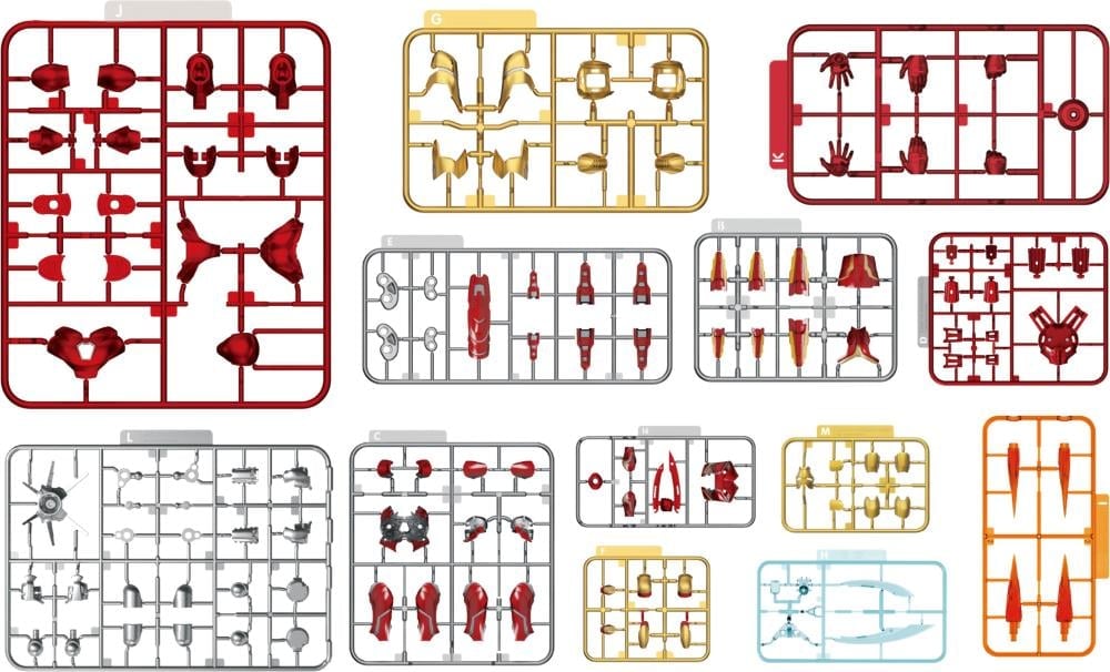 Marvel Infinity Saga Champion Class CC01 Iron Man MK85 Model Kit Gallery Image 7
