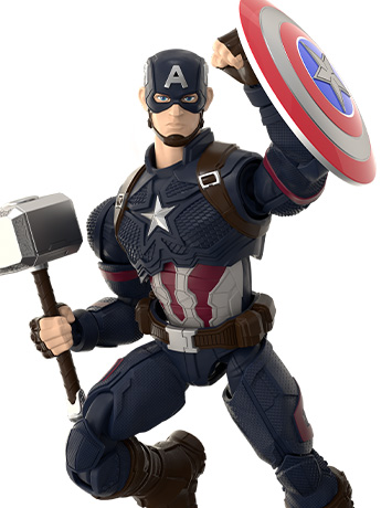 Marvel Infinity Saga Champion Class CC03 Captain America Model Kit Gallery Image 2