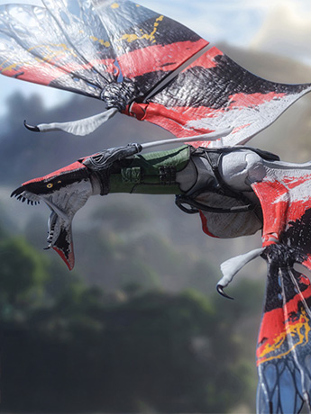 Avatar: Fire and Ash Quaritch's Banshee Action Figure Gallery Image 2