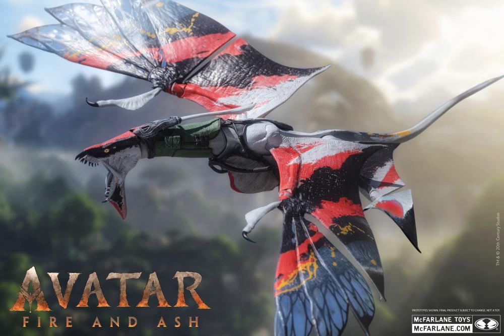 Avatar: Fire and Ash Quaritch's Banshee Action Figure Gallery Image 14