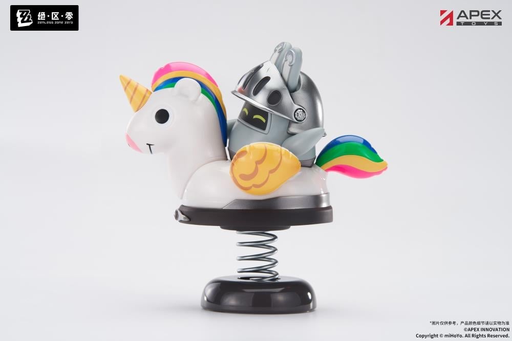 Zenless Zone Zero Happy Shake Knightboo Bangboo Springy Chibi Figure