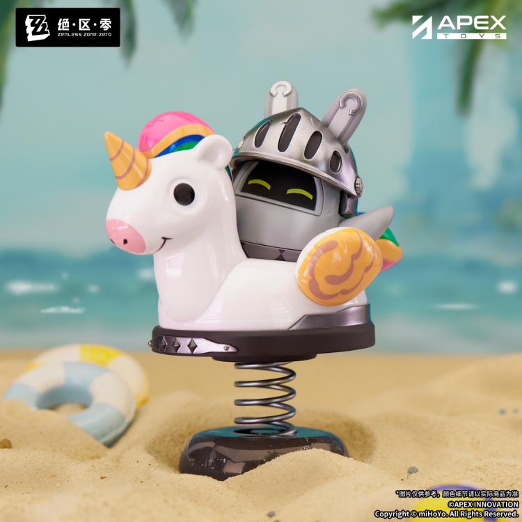 サボリーノ Be happy!! Zenless Zone Zero Happy Shake Knightboo Bangboo Springy Chibi Figure