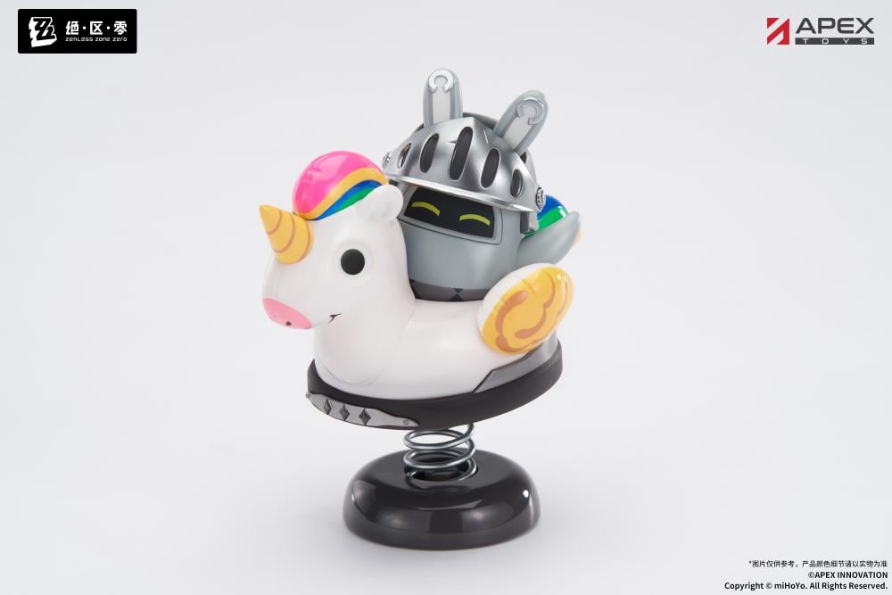 サボリーノ Be happy!! Zenless Zone Zero Happy Shake Knightboo Bangboo Springy Chibi Figure