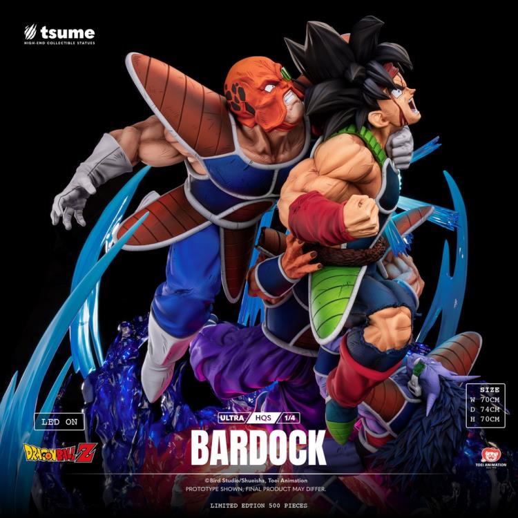 Dragon Ball Z Ultra HQS Bardock 1/4 Scale Statue Gallery Image 12