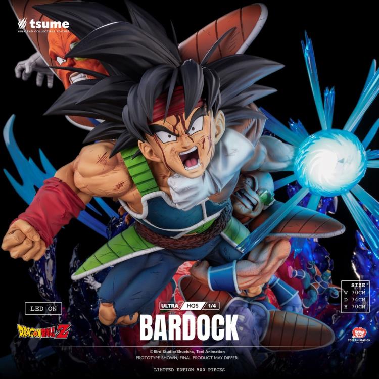 Dragon Ball Z Ultra HQS Bardock 1/4 Scale Statue Gallery Image 11