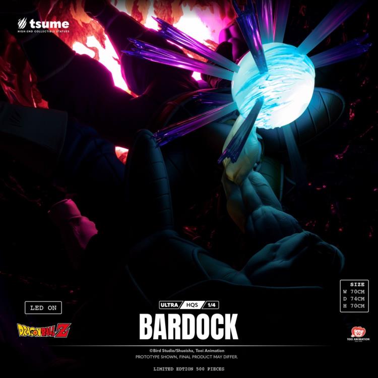 Dragon Ball Z Ultra HQS Bardock 1/4 Scale Statue Gallery Image 18