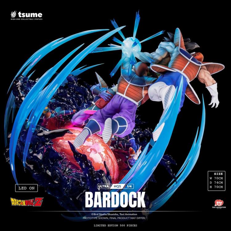 Dragon Ball Z Ultra HQS Bardock 1/4 Scale Statue Gallery Image 16