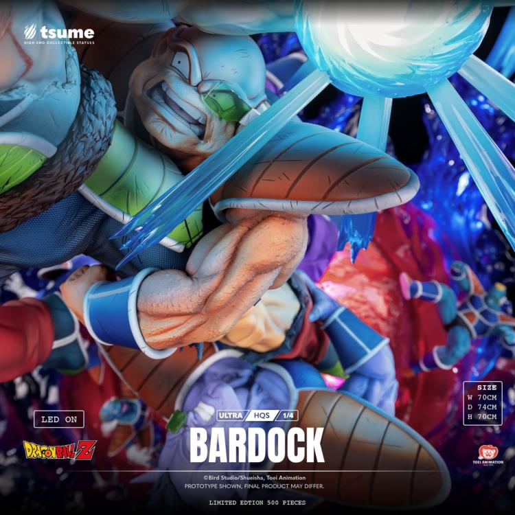 Dragon Ball Z Ultra HQS Bardock 1/4 Scale Statue Gallery Image 14