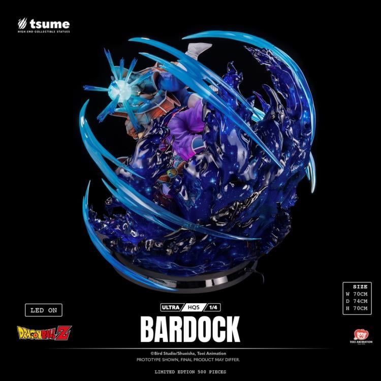 Dragon Ball Z Ultra HQS Bardock 1/4 Scale Statue Gallery Image 8