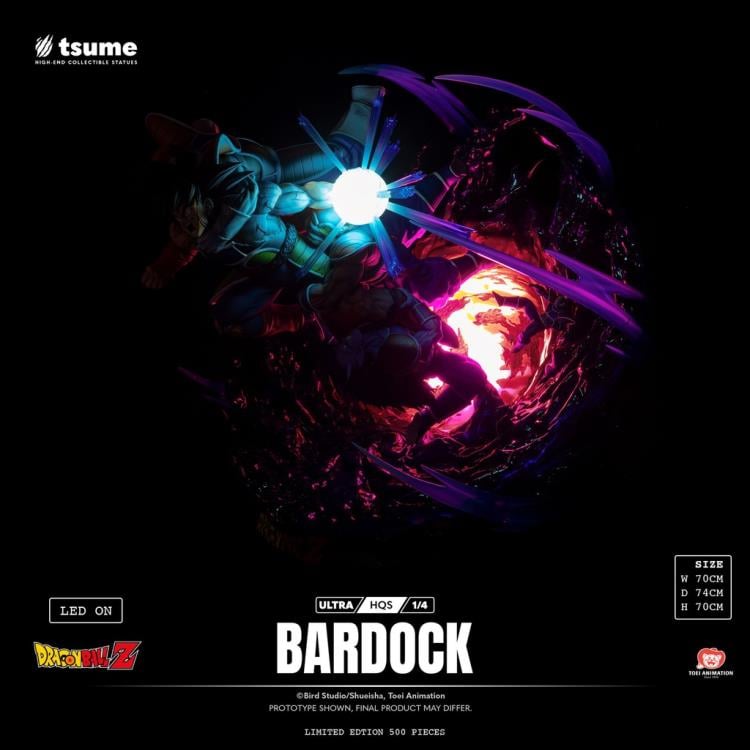 Dragon Ball Z Ultra HQS Bardock 1/4 Scale Statue Gallery Image 19