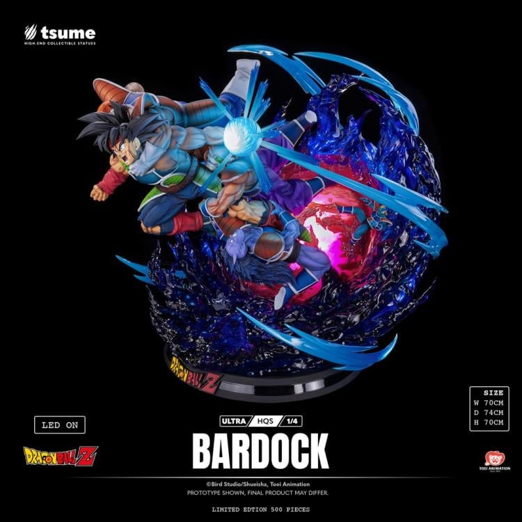 Dragon Ball Z Ultra HQS Bardock 1/4 Scale Statue Gallery Image 10