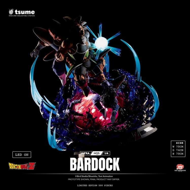 Dragon Ball Z Ultra HQS Bardock 1/4 Scale Statue Gallery Image 21