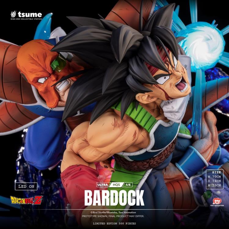 Dragon Ball Z Ultra HQS Bardock 1/4 Scale Statue Gallery Image 13