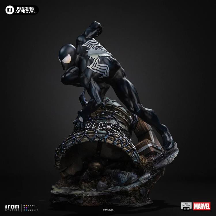 Marvel Comics Battle Diorama Series Spider-Man (Black Suit) 1/10 Art Scale Statue Gallery Image 6