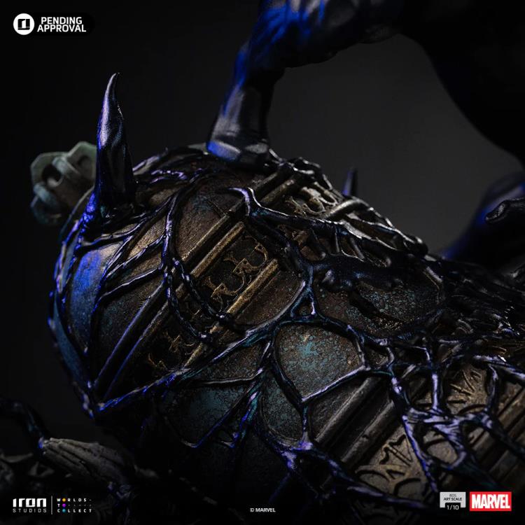 Marvel Comics Battle Diorama Series Spider-Man (Black Suit) 1/10 Art Scale Statue Gallery Image 11