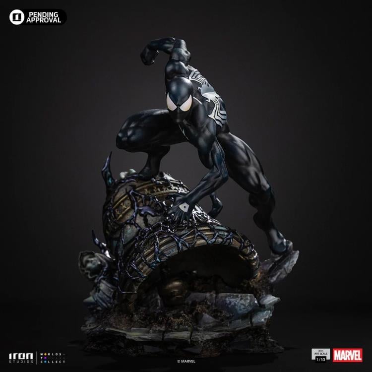 Marvel Comics Battle Diorama Series Spider-Man (Black Suit) 1/10 Art Scale Statue Gallery Image 5