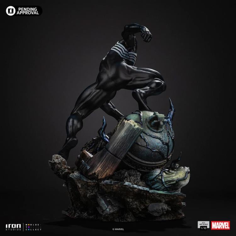 Marvel Comics Battle Diorama Series Spider-Man (Black Suit) 1/10 Art Scale Statue Gallery Image 7