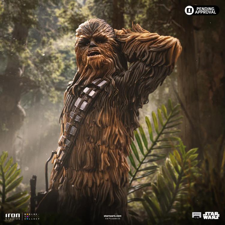 Star Wars: Return of the Jedi Chewbacca and Tokkat 1/10 Art Scale Statue Gallery Image 13