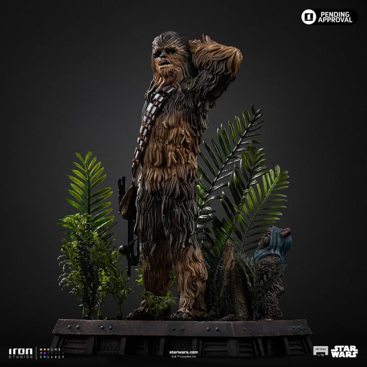 Star Wars: Return of the Jedi Chewbacca and Tokkat 1/10 Art Scale Statue Gallery Image 3