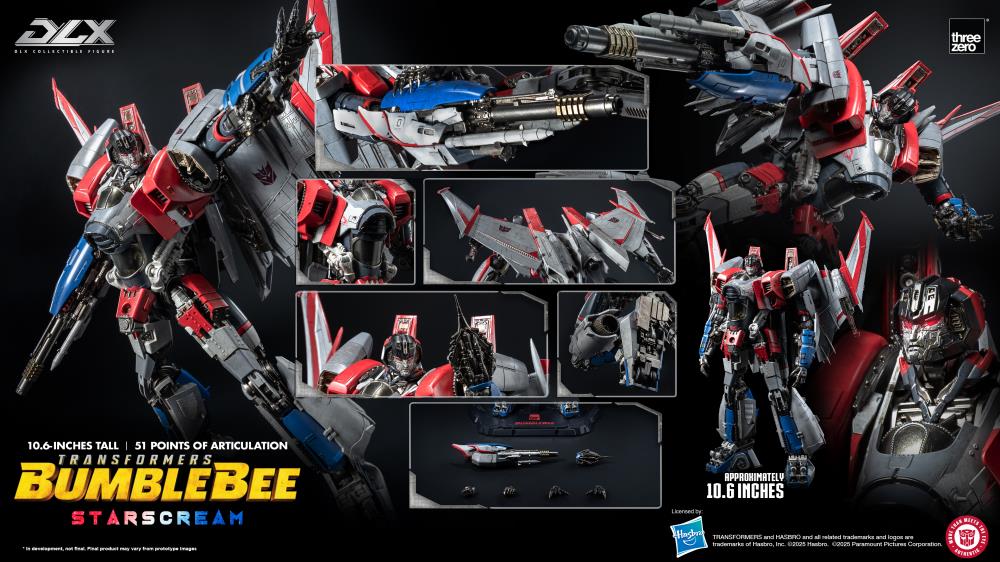 Transformers: Bumblebee DLX Scale Collectible Series Starscream Action Figure Gallery Image 15
