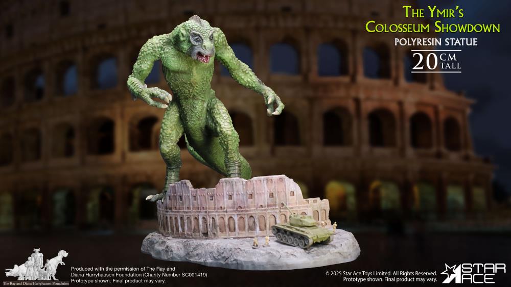 Ray Harryhausen Collection The Ymir’s Colosseum Showdown Battle Diorama Scene 1/8 Scale Statue Gallery Image 3