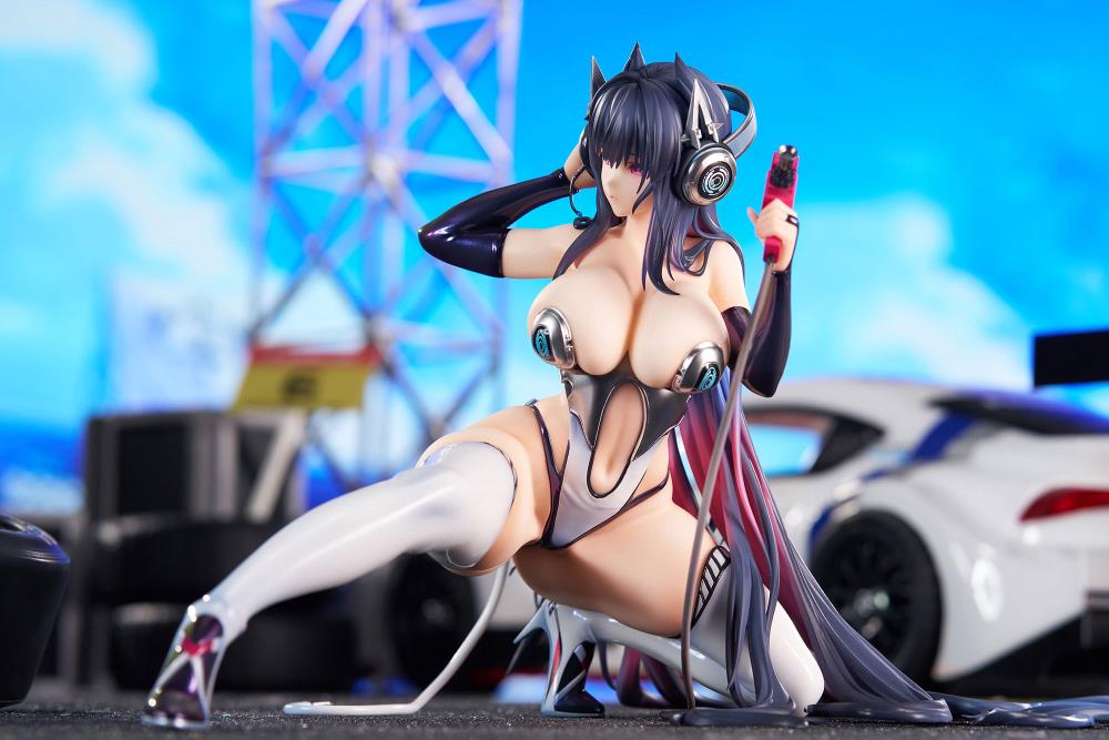 Azur Lane Strasbourg (Cyber Fairy on the Racetrack Ver.) 1/7 Scale Figure (With Bonus) Gallery Image 5