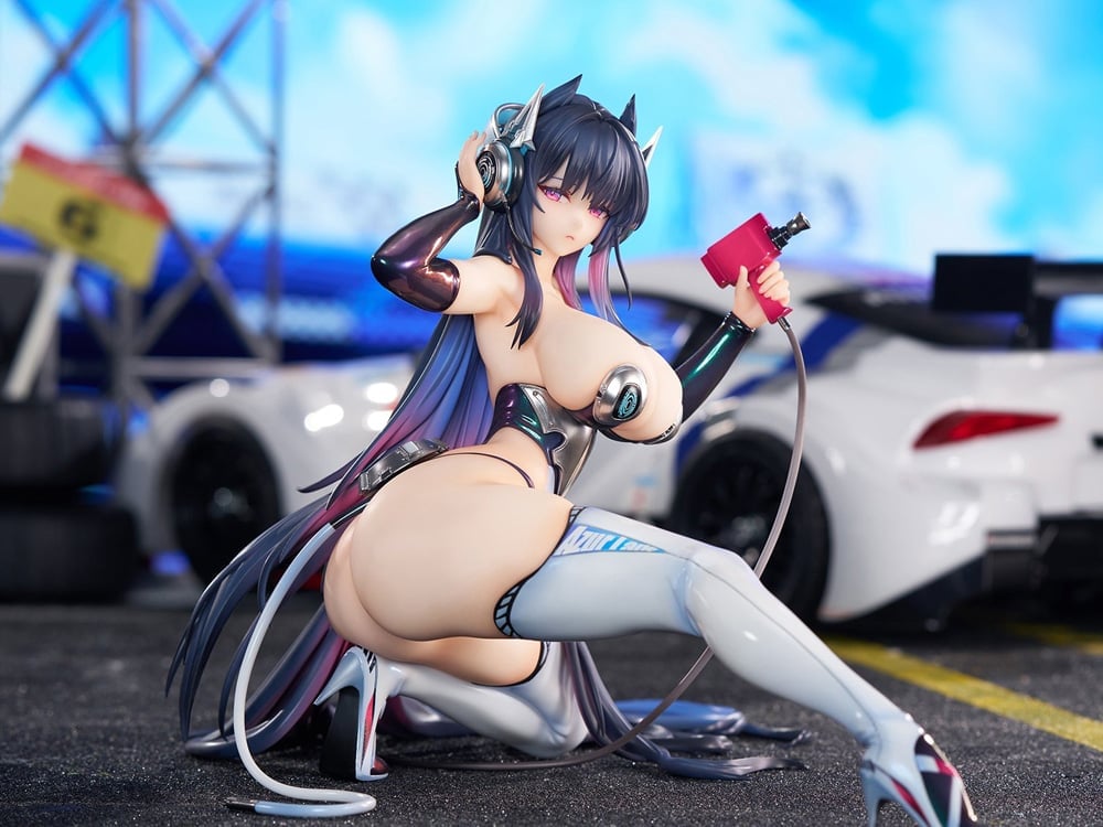 Azur Lane Strasbourg (Cyber Fairy on the Racetrack Ver.) 1/7 Scale Figure (With Bonus) Gallery Image 1