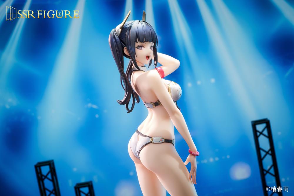 Tsubaki Harusame Illustration SSR Figure Hardshell Swimwear Girls 1/6 Scale Figure Set Gallery Image 11