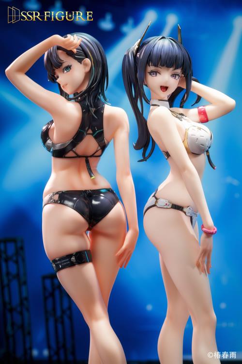 Tsubaki Harusame Illustration SSR Figure Hardshell Swimwear Girls 1/6 Scale Figure Set Gallery Image 7