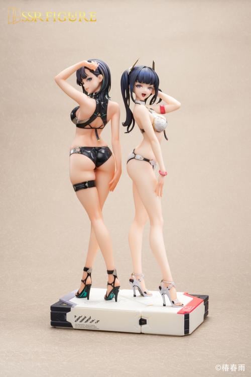 Tsubaki Harusame Illustration SSR Figure Hardshell Swimwear Girls 1/6 Scale Figure Set Gallery Image 19