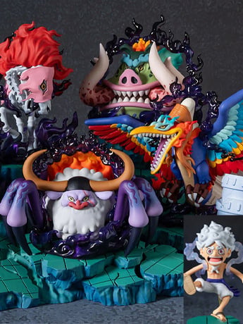 One Piece World Collectable Figure Premium Monkey D. Luffy vs