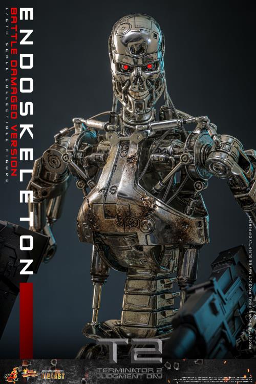 Terminator 2: Judgement Day MMS Endoskeleton (Battle Damaged Ver.) 1/6th Scale Collectible Figure Gallery Image 14