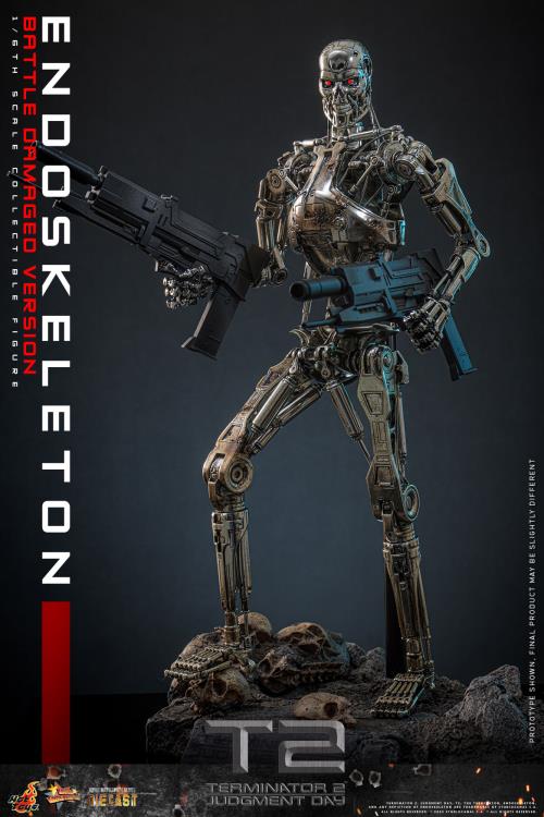Terminator 2: Judgement Day MMS Endoskeleton (Battle Damaged Ver.) 1/6th Scale Collectible Figure Gallery Image 8