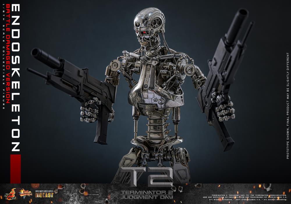 Terminator 2: Judgement Day MMS Endoskeleton (Battle Damaged Ver.) 1/6th Scale Collectible Figure Gallery Image 10