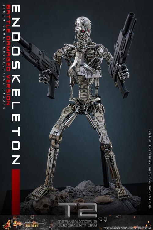 Terminator 2: Judgement Day MMS Endoskeleton (Battle Damaged Ver.) 1/6th Scale Collectible Figure Gallery Image 4
