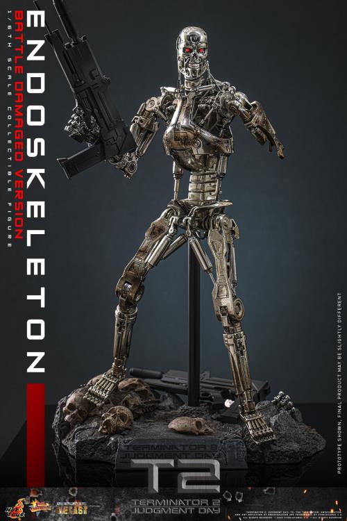 Terminator 2: Judgement Day MMS Endoskeleton (Battle Damaged Ver.) 1/6th Scale Collectible Figure Gallery Image 6