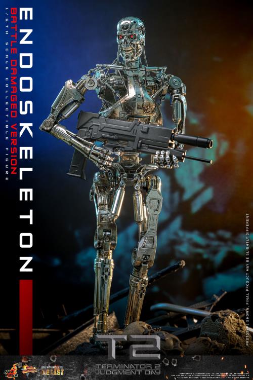 TERMINATOR ２shotgan Terminator 2: Judgement Day MMS Endoskeleton (Battle Damaged Ver