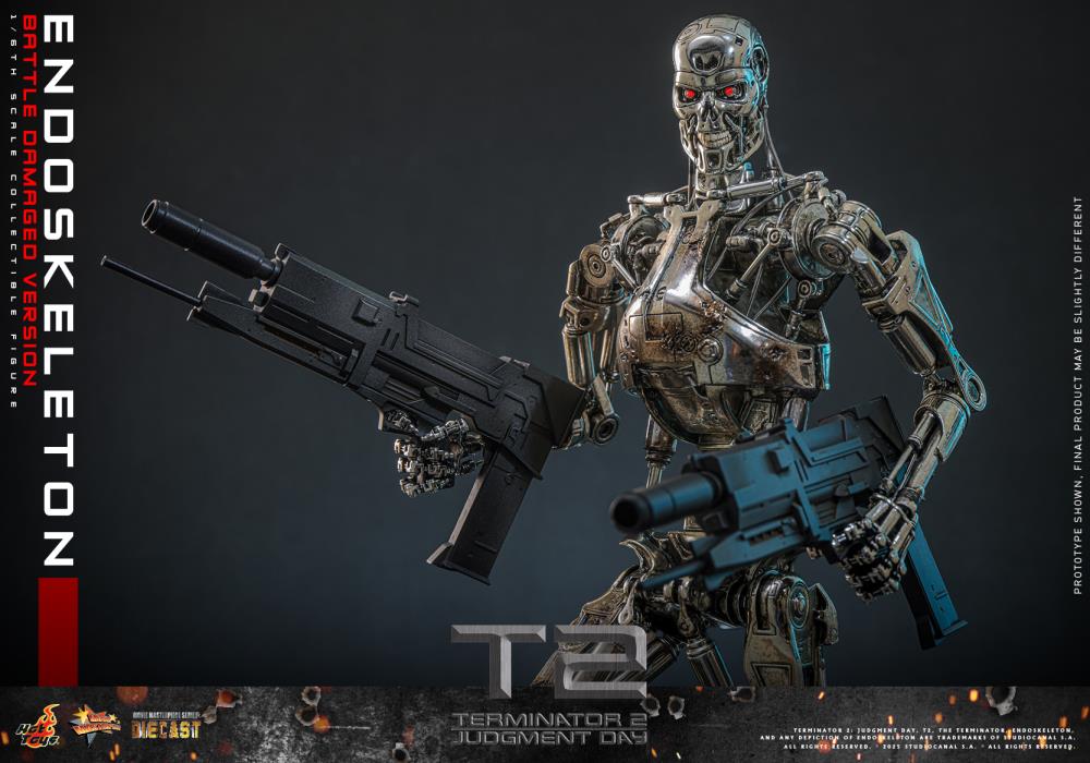 Terminator 2: Judgement Day MMS Endoskeleton (Battle Damaged Ver.) 1/6th Scale Collectible Figure Gallery Image 11