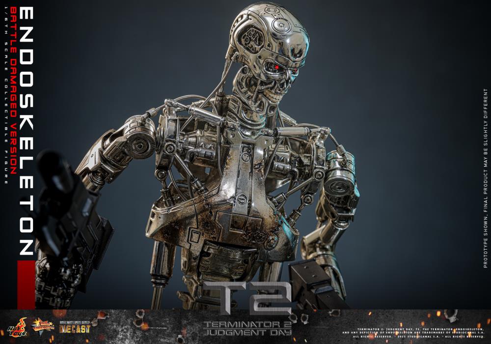 Terminator 2: Judgement Day MMS Endoskeleton (Battle Damaged Ver.) 1/6th Scale Collectible Figure Gallery Image 13