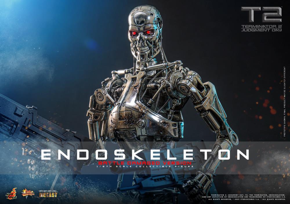 Terminator 2: Judgement Day MMS Endoskeleton (Battle Damaged Ver.) 1/6th Scale Collectible Figure Gallery Image 3