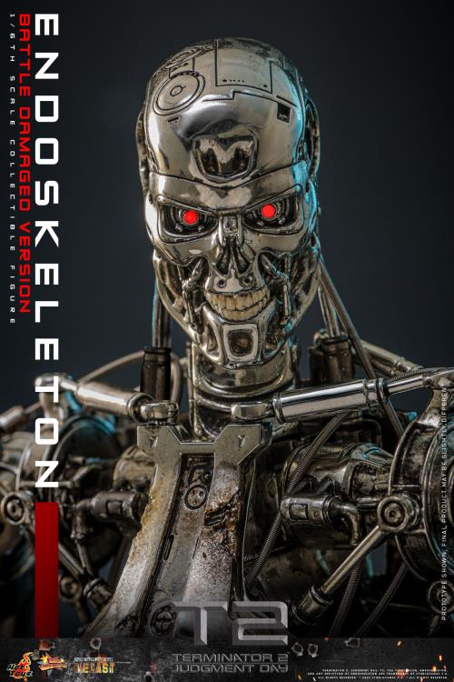 Terminator 2: Judgement Day MMS Endoskeleton (Battle Damaged Ver.) 1/6th Scale Collectible Figure Gallery Image 16