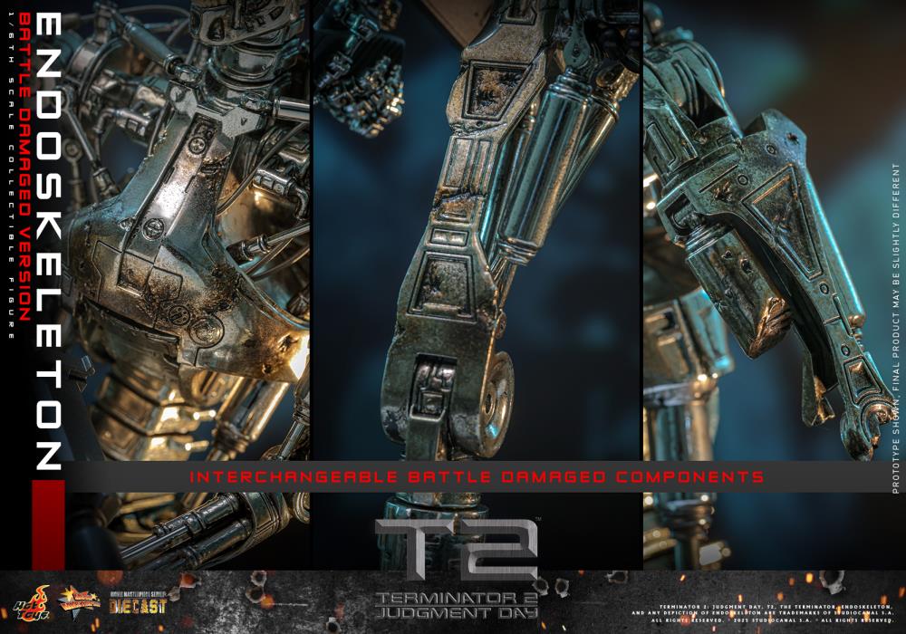 Terminator 2: Judgement Day MMS Endoskeleton (Battle Damaged Ver.) 1/6th Scale Collectible Figure Gallery Image 20
