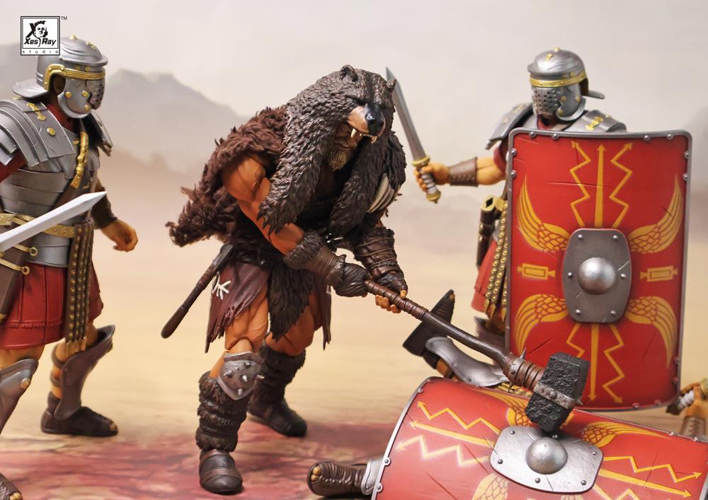 Combatants Fight For Glory Branthoc the Bear Head 1/12 Scale Action Figure Gallery Image 11