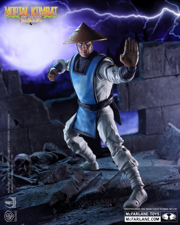 Mortal Kombat Klassic Raiden 7" Action Figure Gallery Image 3