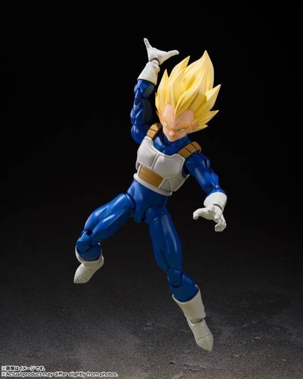 Dragon Ball Z S.H.Figuarts Super Saiyan Vegeta (Dangerous Pride) Action Figure Gallery Image 6