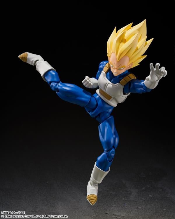 Dragon Ball Z S.H.Figuarts Super Saiyan Vegeta (Dangerous Pride) Action Figure Gallery Image 5